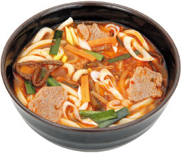 ユッケジャンうどん